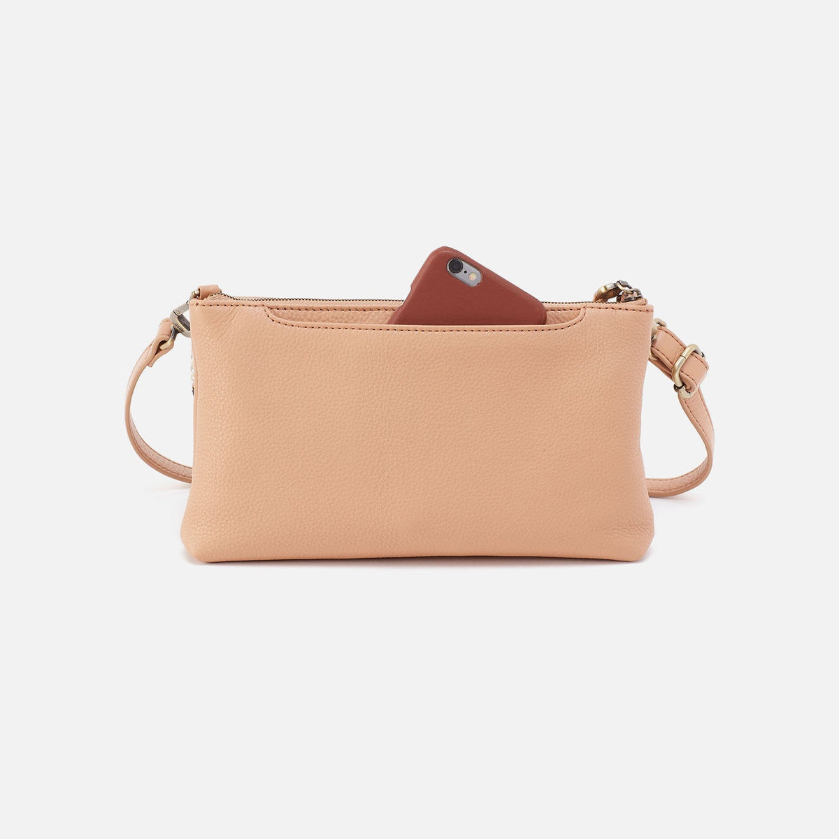 HOBO Trending - Darcy Double Crossbody In Pebbled Leather - Porcini