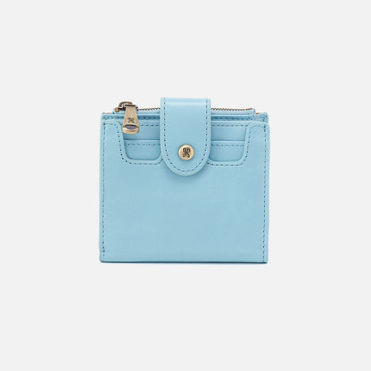 HOBO New - Dunn Mini Wallet In Polished Leather - Stratosphere