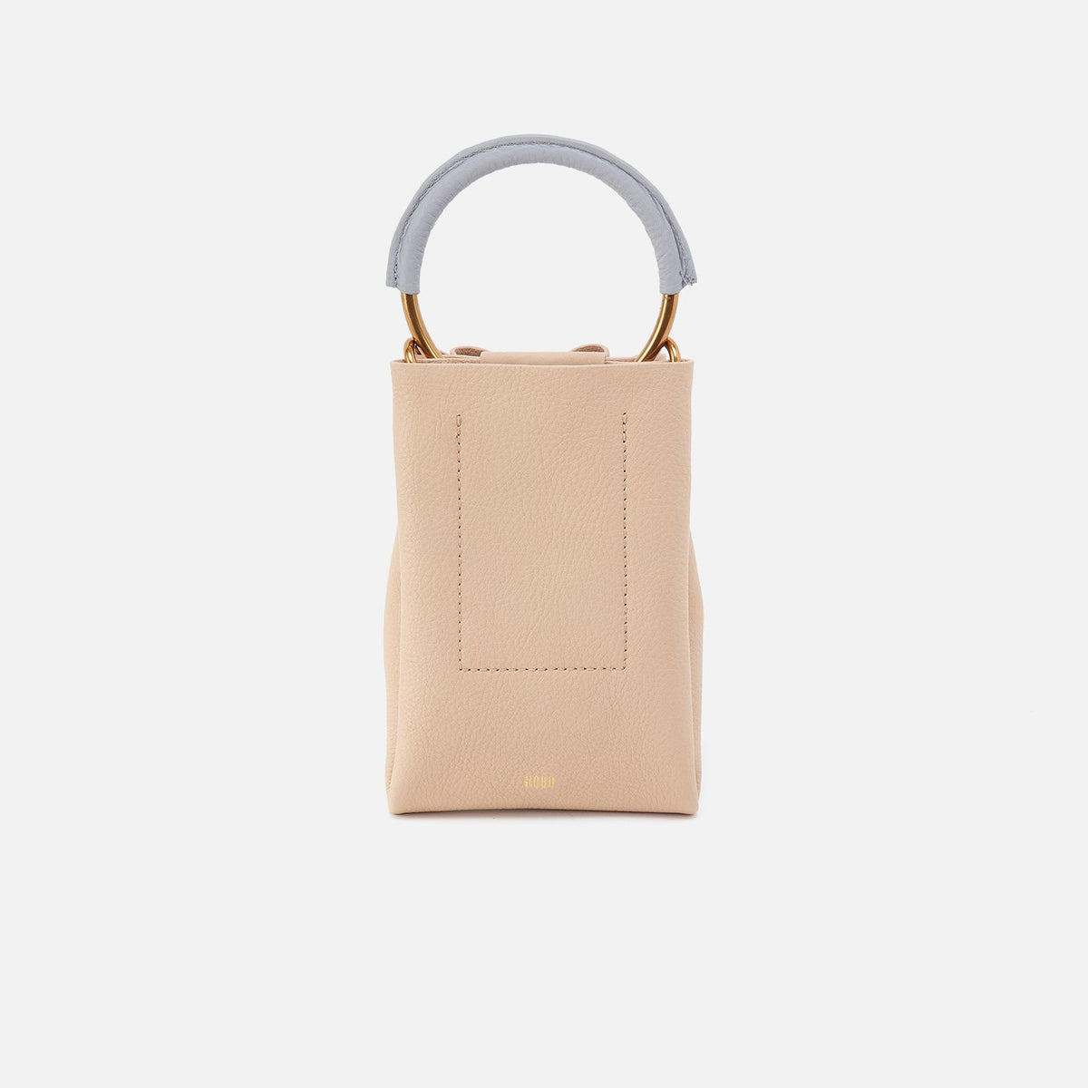 HOBO Premium - Eden Phone Crossbody In Pebbled Leather - Linen