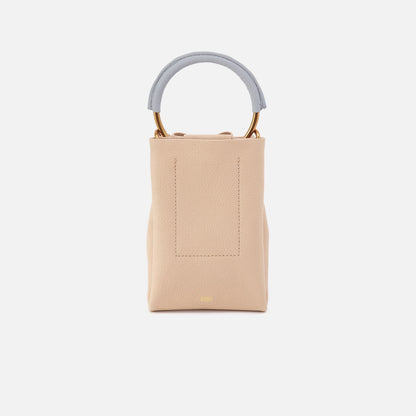 HOBO Premium - Eden Phone Crossbody In Pebbled Leather - Linen