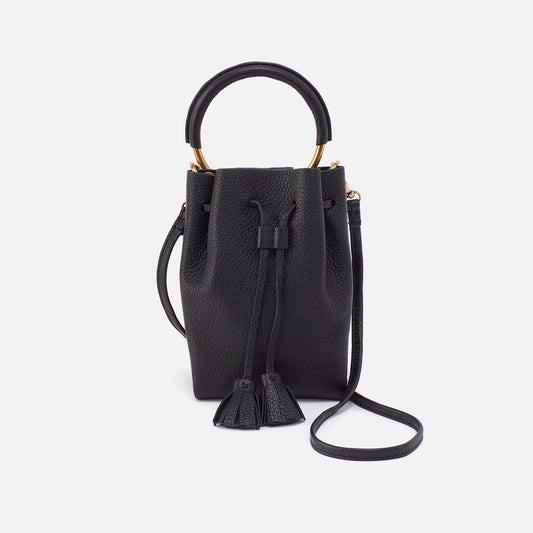 HOBO Great Value - Eden Phone Crossbody In Pebbled Leather - Black
