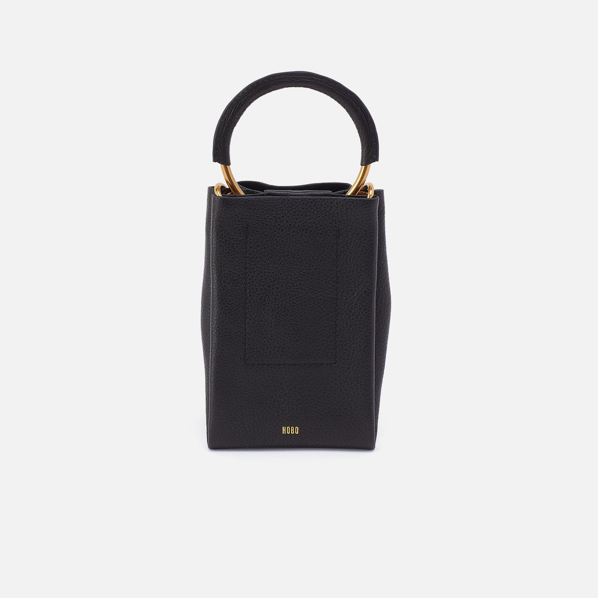 HOBO Great Value - Eden Phone Crossbody In Pebbled Leather - Black