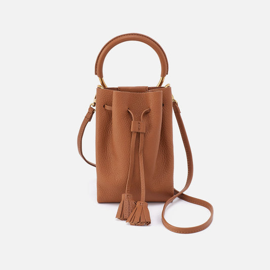 HOBO Special Offer - Eden Phone Crossbody In Pebbled Leather - Warm Honey