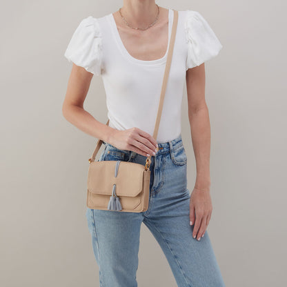 HOBO Recommended - Eden Small Crossbody In Pebbled Leather - Linen