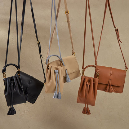 HOBO Recommended - Eden Small Crossbody In Pebbled Leather - Linen