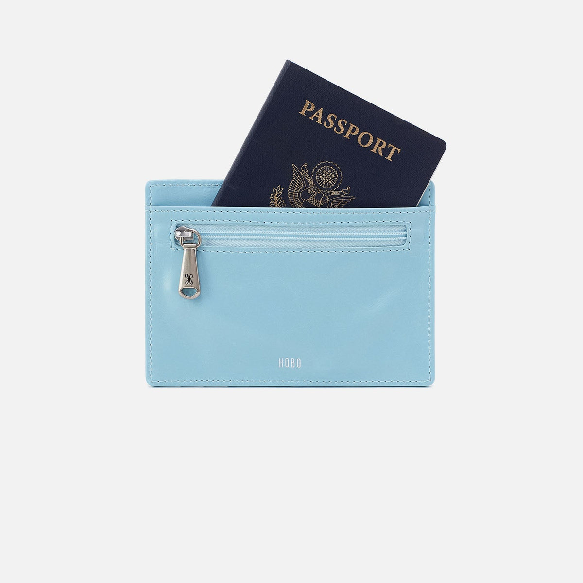 HOBO Quality - Euro Slide Card Case In Polished Leather - Stratosphere