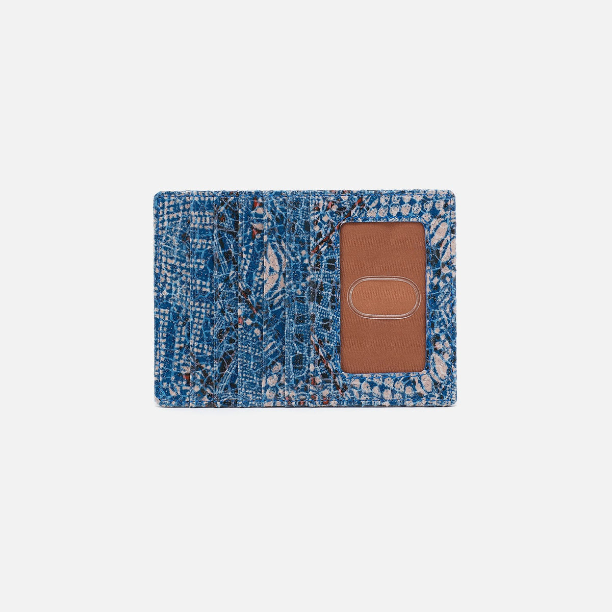HOBO Quality - Euro Slide Card Case In Printed Leather - Boho Bandana