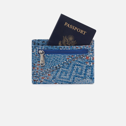 HOBO Quality - Euro Slide Card Case In Printed Leather - Boho Bandana