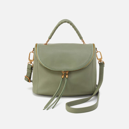 HOBO Featured - Fern Top Handle Satchel In Pebbled Leather - Watercress
