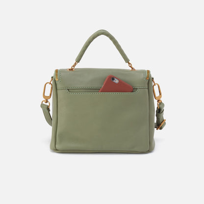 HOBO Featured - Fern Top Handle Satchel In Pebbled Leather - Watercress