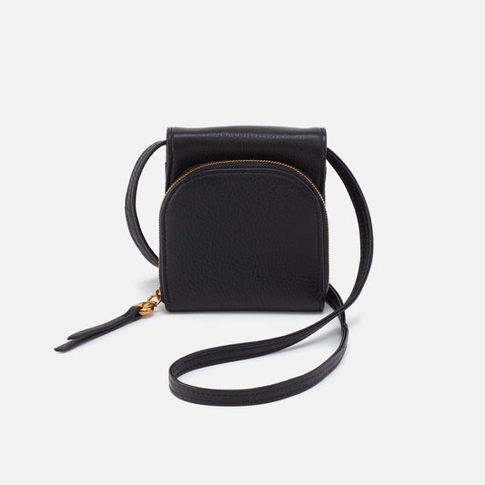 HOBO Best Seller - Fern Wallet Crossbody In Pebbled Leather - Black