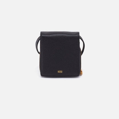 HOBO Best Seller - Fern Wallet Crossbody In Pebbled Leather - Black
