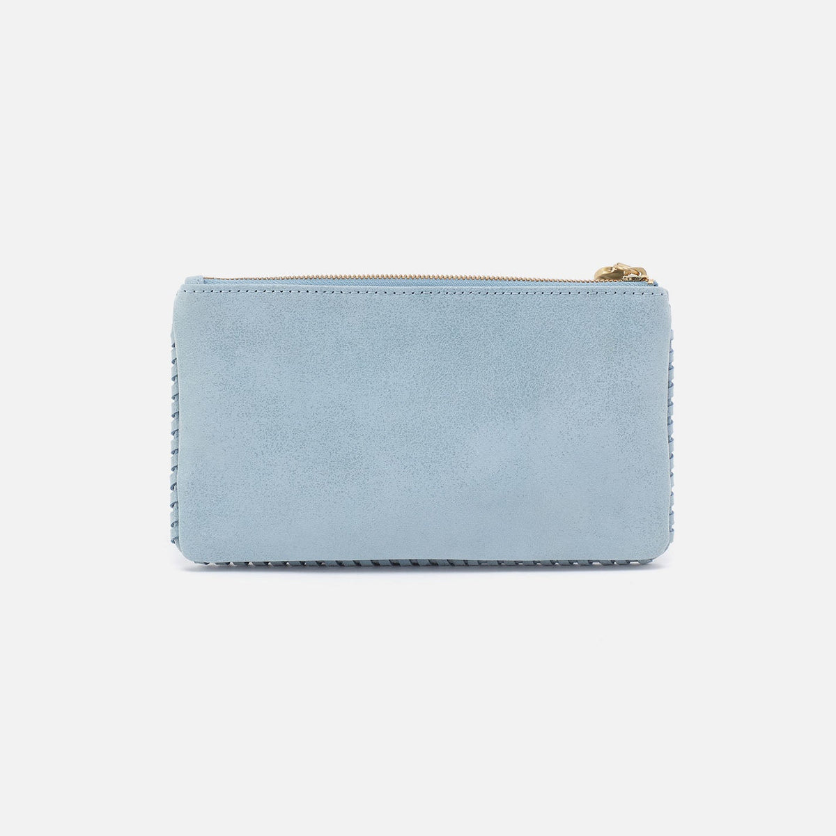 HOBO Top Pick - Foray Large Wallet In Buffed Leather - Sky