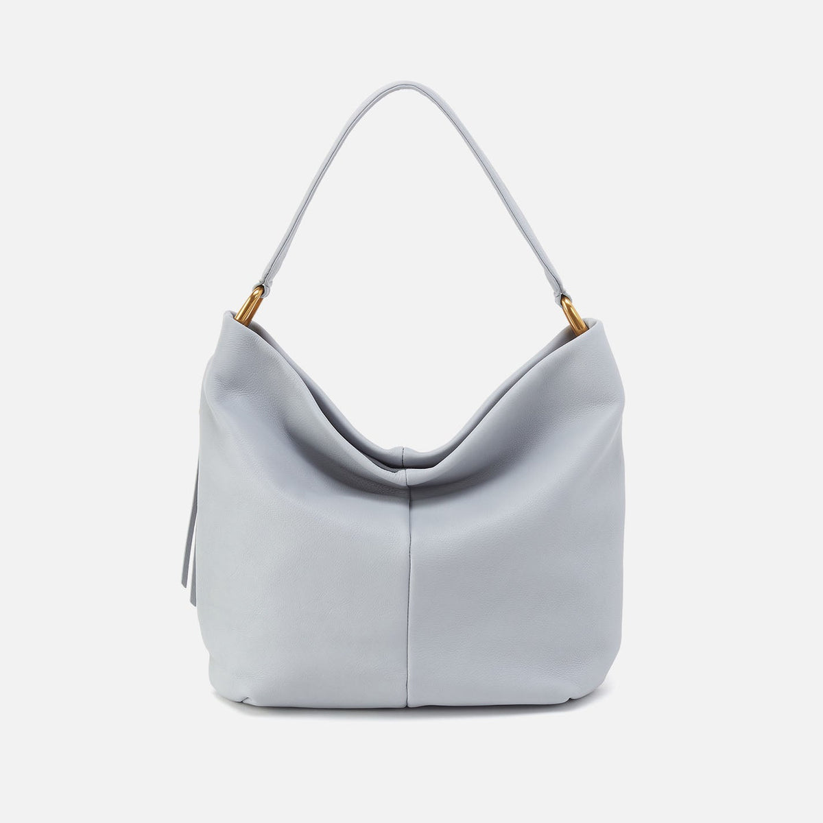 HOBO Quality - Harley Hobo In Pebbled Leather - Blue Pearl