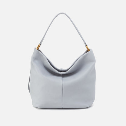 HOBO Quality - Harley Hobo In Pebbled Leather - Blue Pearl