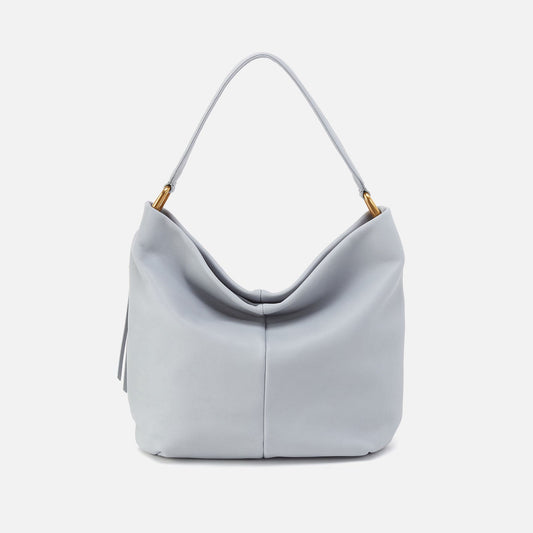 HOBO Quality - Harley Hobo In Pebbled Leather - Blue Pearl