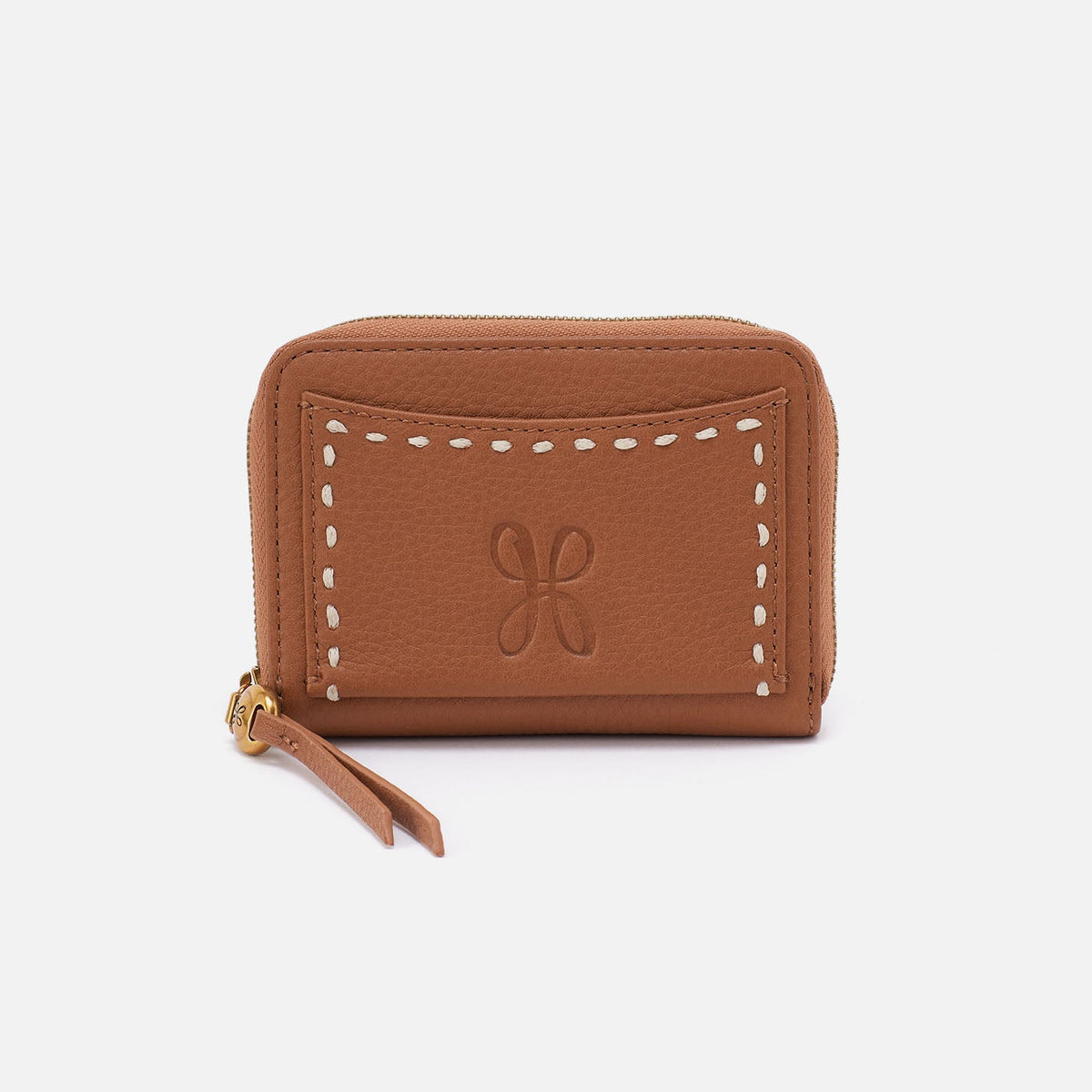 HOBO Sale - Hart Card Case In Pebbled Leather - Warm Honey