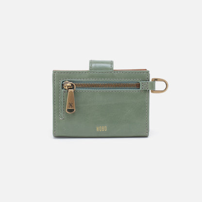 HOBO Sale - Jean Accordian Card Case In Polished Leather - Jade