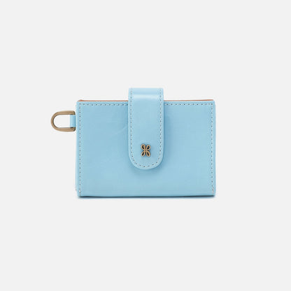 HOBO Exclusive - Jean Accordian Card Case In Polished Leather - Stratosphere