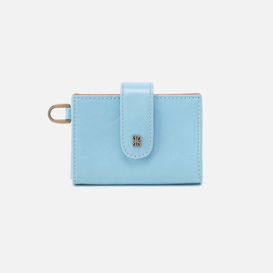 HOBO Exclusive - Jean Accordian Card Case In Polished Leather - Stratosphere