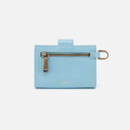 HOBO Exclusive - Jean Accordian Card Case In Polished Leather - Stratosphere