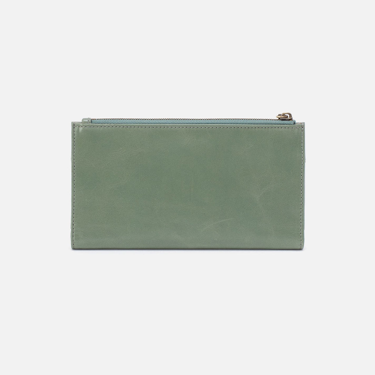 HOBO Trending - Jill Large Bifold Wallet In Polished Leather - Jade