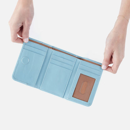 HOBO Best Seller - Jill Trifold Wallet In Polished Leather - Stratosphere