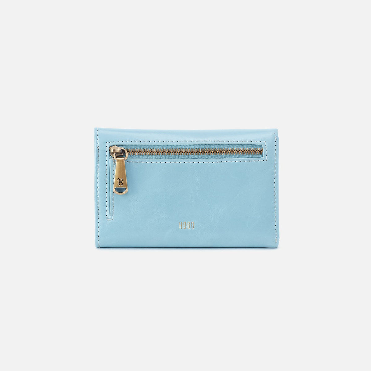 HOBO Best Seller - Jill Trifold Wallet In Polished Leather - Stratosphere