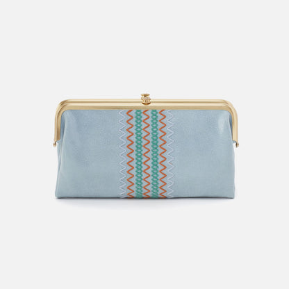 HOBO Smart Buy - Lauren Clutch-Wallet In Buffed Leather - Sky