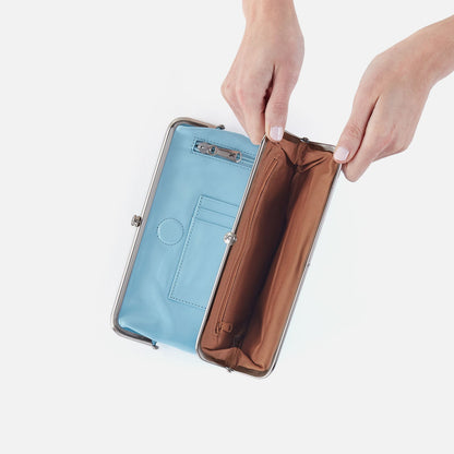 HOBO Value - Lauren Clutch-Wallet In Polished Leather - Stratosphere