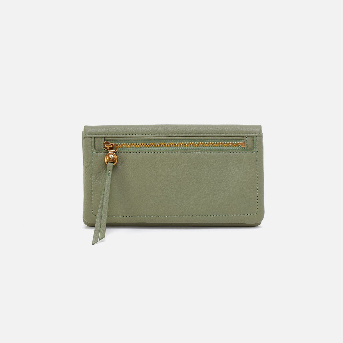 HOBO Deals - Lumen Continental Wallet In Pebbled Leather - Watercress
