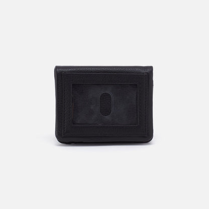 HOBO Signature - Lumen Mini Wallet In Pebbled Leather - Black