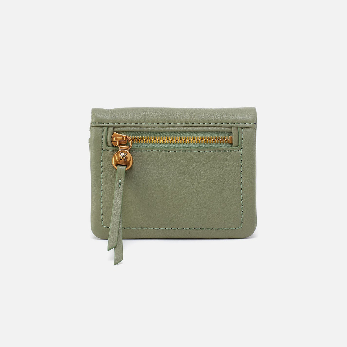 HOBO Classic - Lumen Mini Wallet In Pebbled Leather - Watercress
