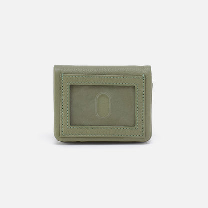 HOBO Classic - Lumen Mini Wallet In Pebbled Leather - Watercress