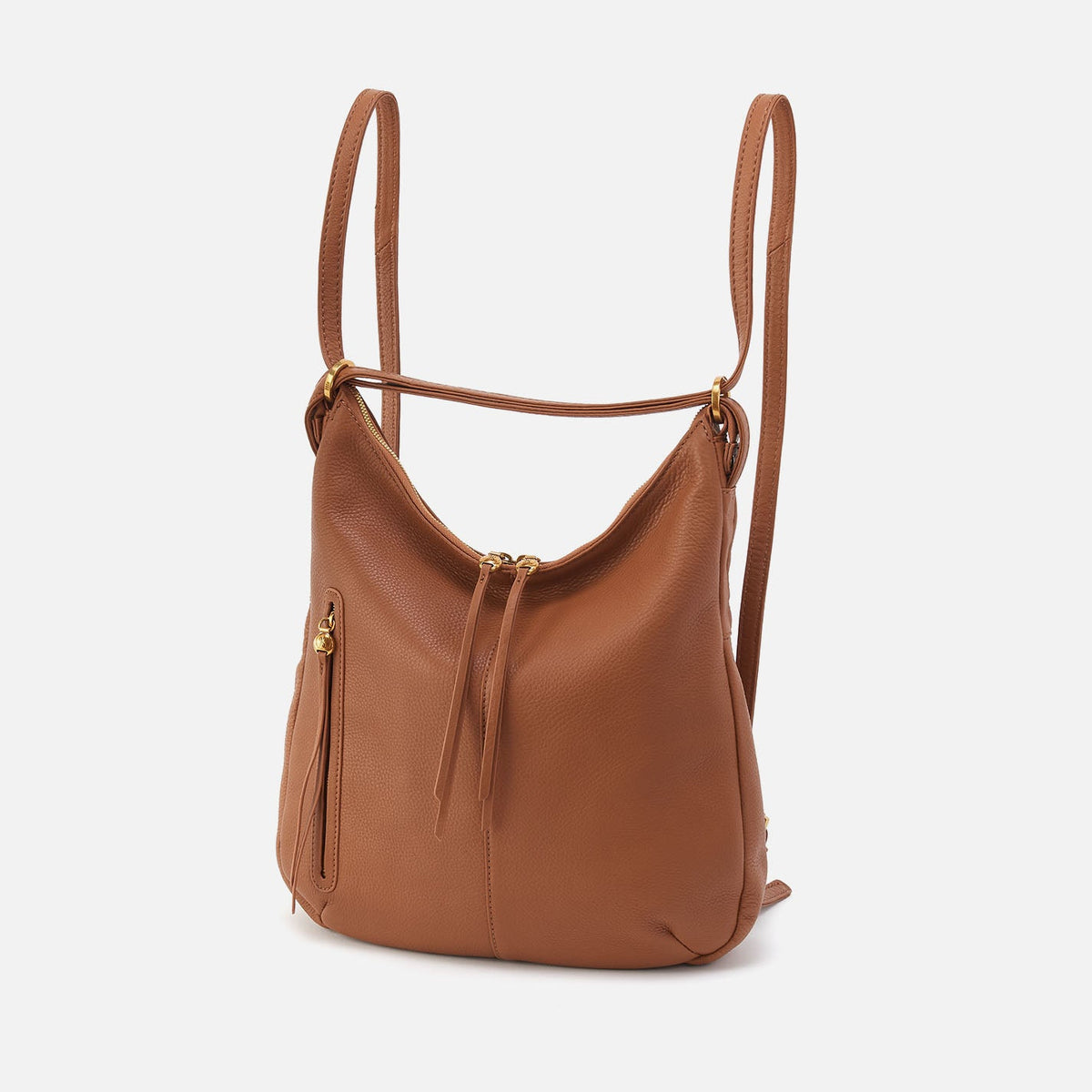 HOBO Best Price - Merrin Convertible Backpack In Pebbled Leather - Warm Honey