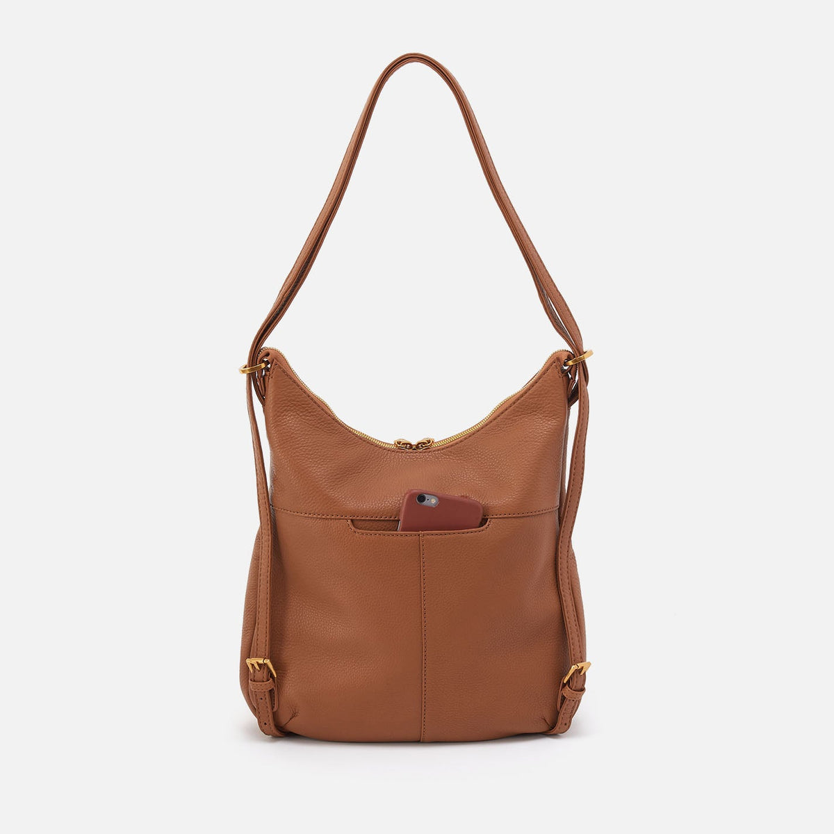 HOBO Best Price - Merrin Convertible Backpack In Pebbled Leather - Warm Honey
