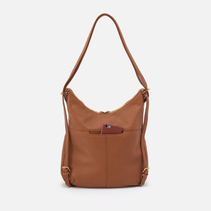 HOBO Best Price - Merrin Convertible Backpack In Pebbled Leather - Warm Honey