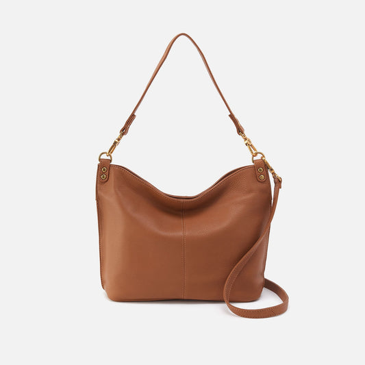 HOBO Special Offer - Pier Shoulder Bag In Pebbled Leather - Warm Honey