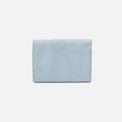 HOBO Special Offer - Robin Compact Wallet In Buffed Leather - Sky
