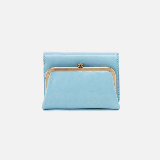 HOBO Featured - Robin Compact Wallet In Polished Leather - Stratosphere