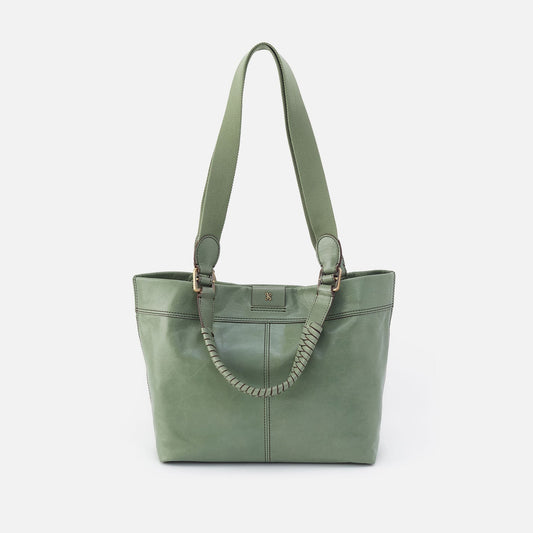 HOBO New - Romy Medium Tote In Polished Leather - Jade