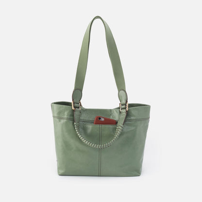HOBO New - Romy Medium Tote In Polished Leather - Jade