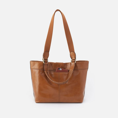 HOBO Recommended - Romy Medium Tote In Polished Leather - Truffle