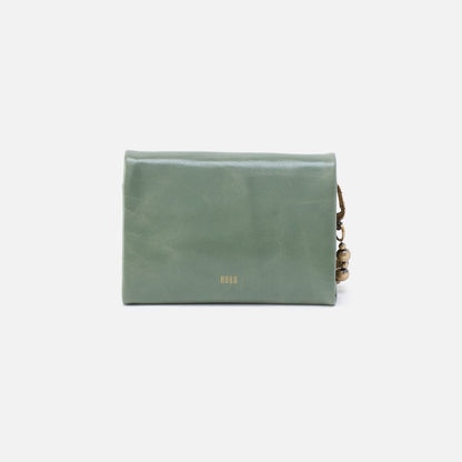 HOBO Signature - Ross Bead Wristlet In Polished Leather - Jade