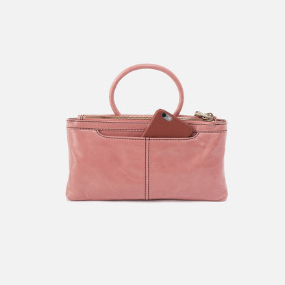HOBO Quality - Sable Crossbody In Polished Leather - Rose