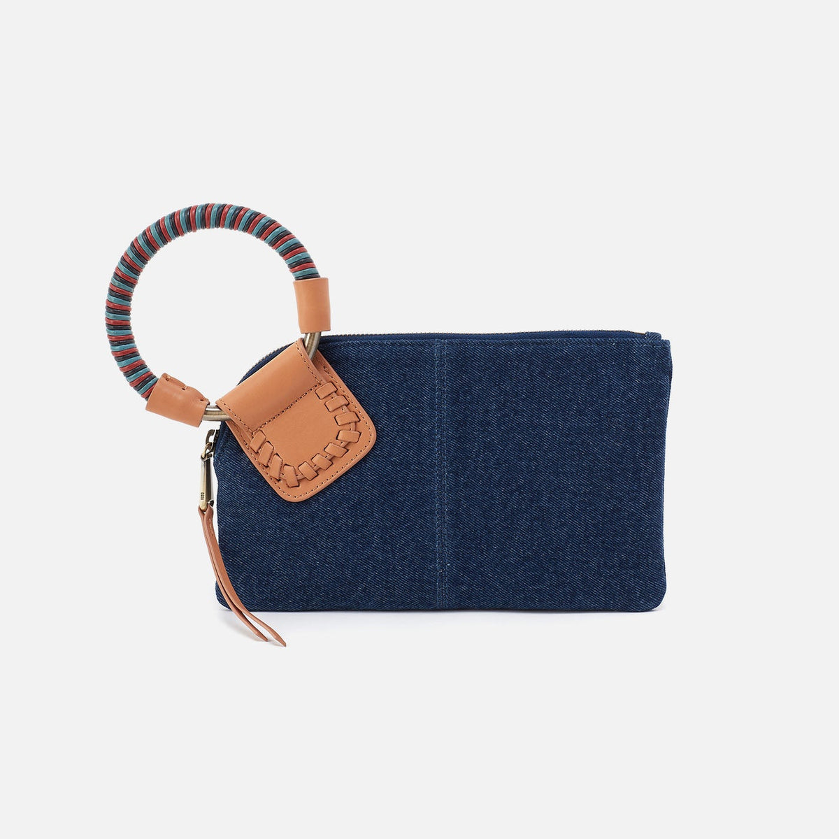 HOBO Everyday - Sable Wristlet In Denim Fabric - Dark Denim