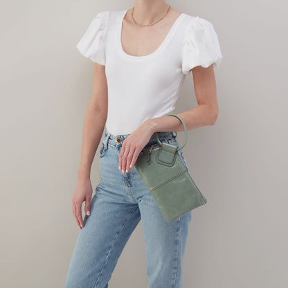 HOBO Hot Sale - Sable Wristlet In Polished Leather - Jade