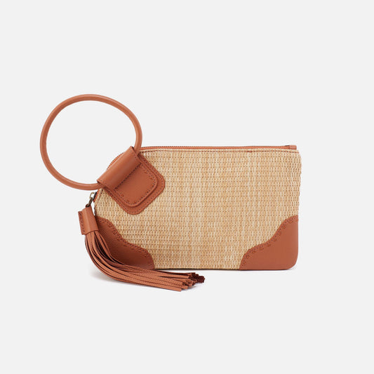 HOBO Signature - Sable Wristlet In Woven Straw - Natural Straw