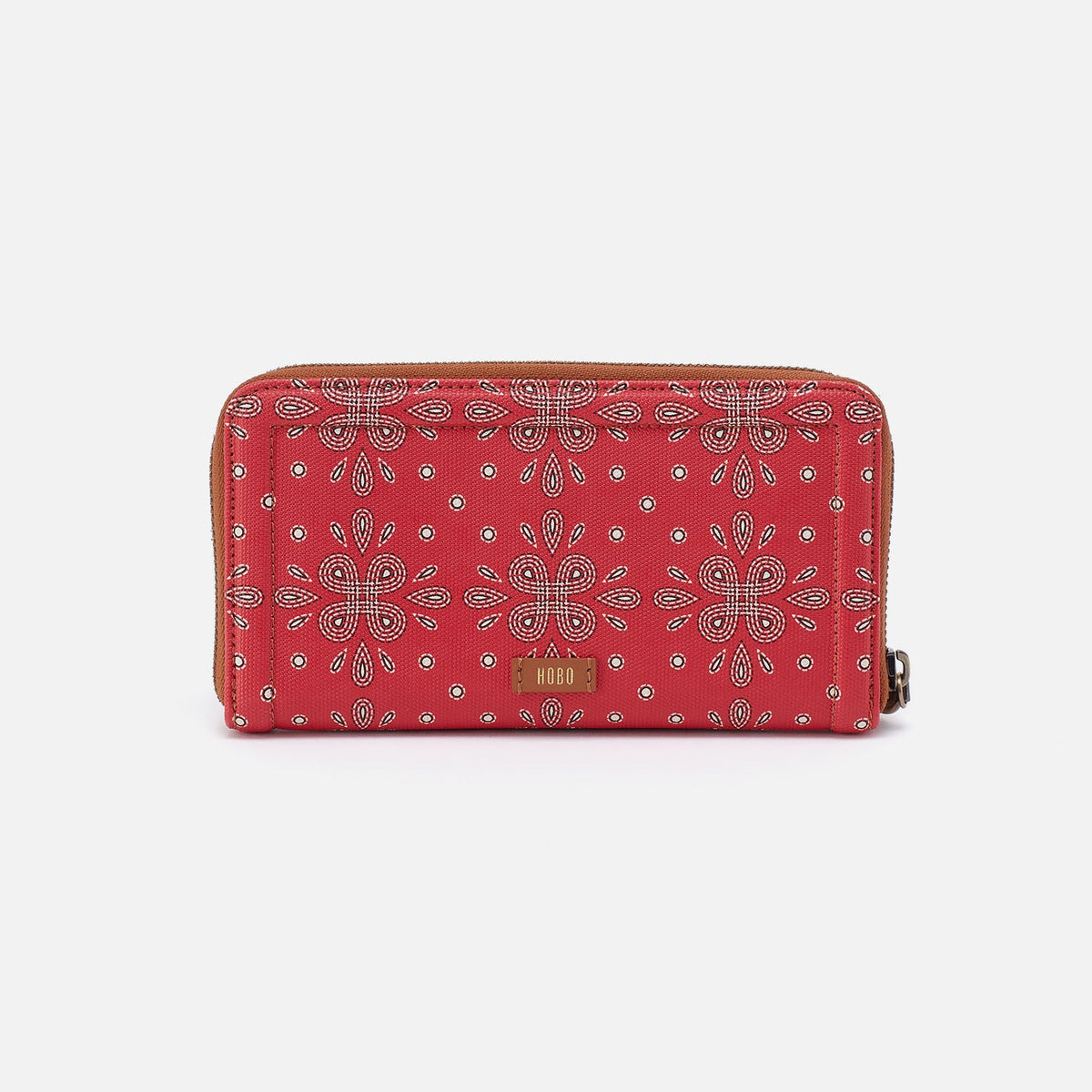 HOBO Special Offer - Soma Large Wallet In Coated Canvas - Red Journey Bandana