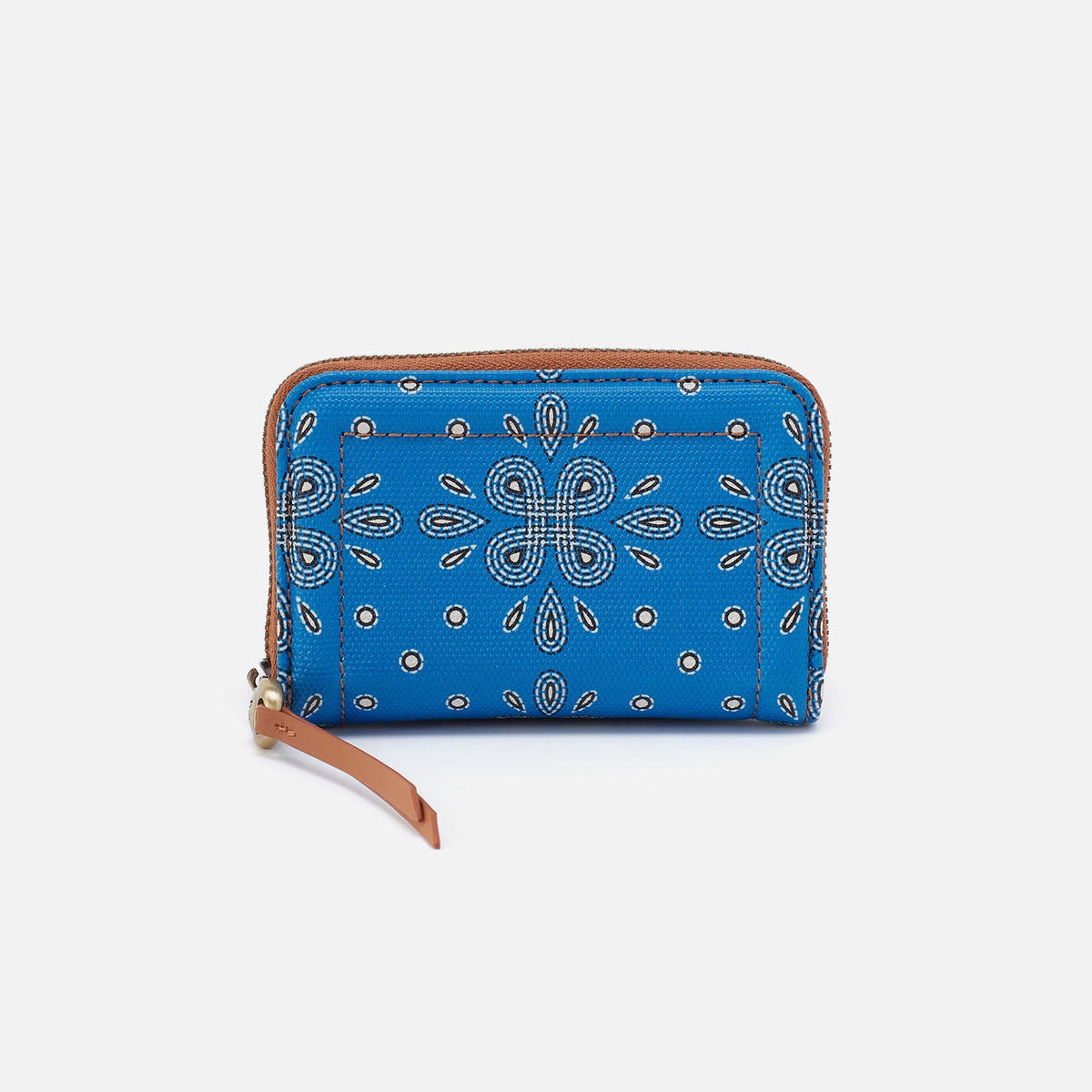 HOBO Hot Sale - Soma Small Wallet In Coated Canvas - Blue Journey Bandana